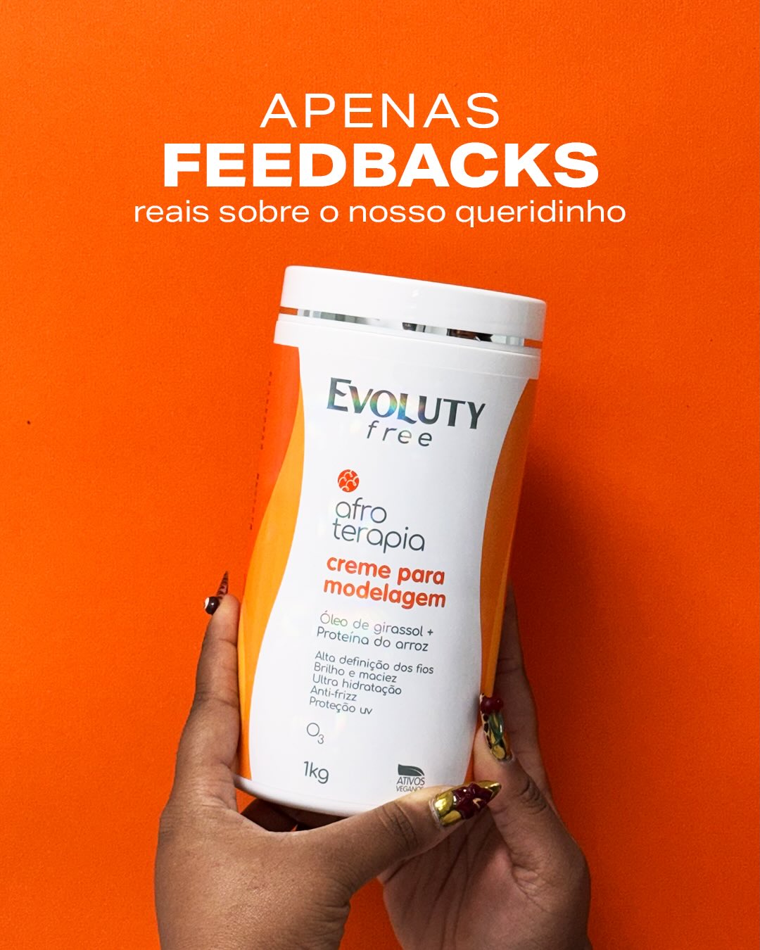 Feedbacks Creme de Pentear Afroterapia Evoluty Free